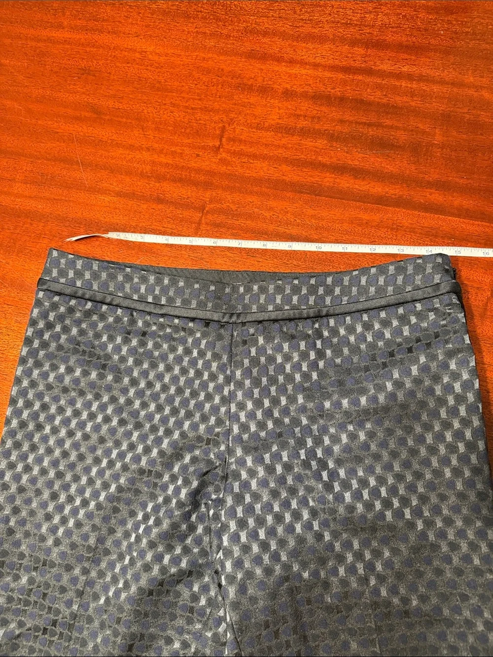 LN Tory Burch cropped jacquard trousers